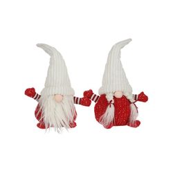 Muñeco gnomos navideños surtidos 36x22x20cm