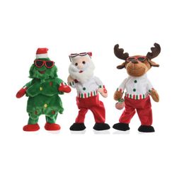 Poupée de Noël rappeur 3 modèles assortis