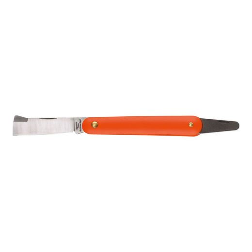Couteau à greffer 55 mm, manche en plastique, avec lève-écorce. stocker