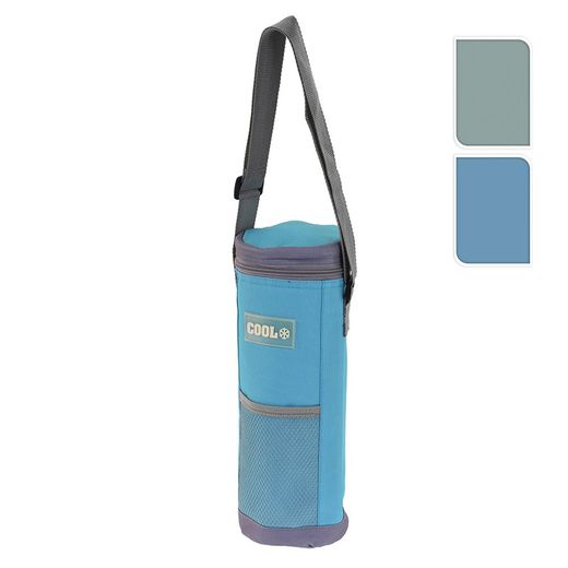 Réfrigérateur pour bouteilles 1,50l avec bandoulière réglable 12x34cm couleurs assorties