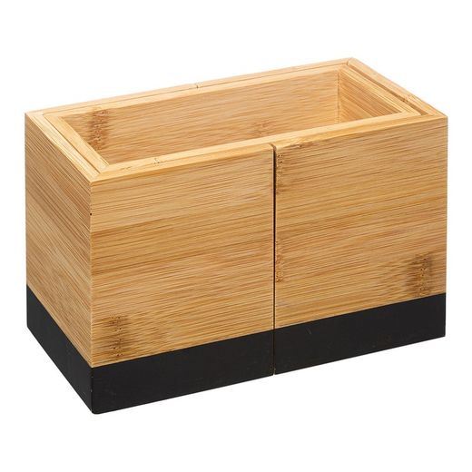 Organizador de Cozinha 18x12x10cm Coleção 'Noir Kitchen'
