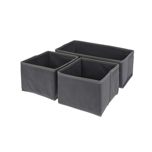 Organizador de armário de pano com 3 peças