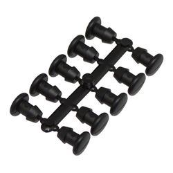 Pack de 10 Plugs 4mm Oiseau Bleu