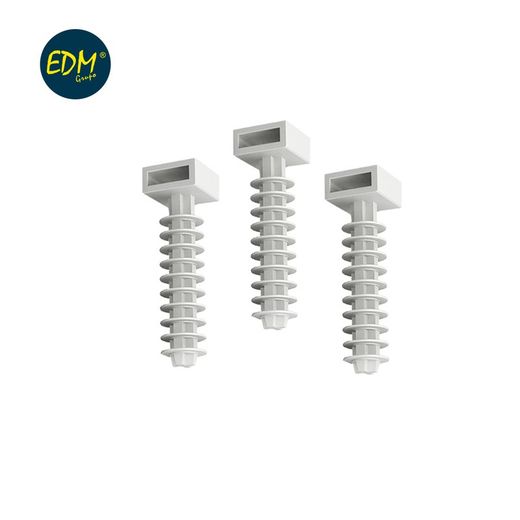 Pacote 100a plugue branco nº6 para flange