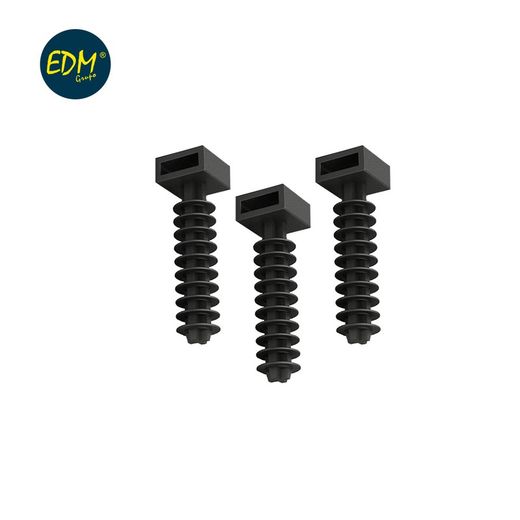 Pacote 100a plugue preto No. 8 para flange
