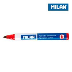 Pack de 12 feutres rouges permanents à pointe ronde milan