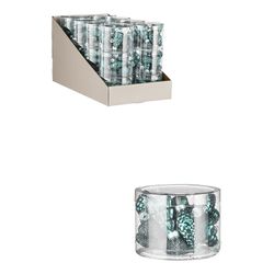 Pack de 14 pièces décoratives bleues pour sapin de Noël
