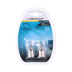 Pack 2 bombillas 12v 21/5wat recambio coche dunlop
