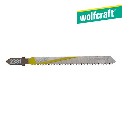 Pacote de 2 lâminas de serra vertical com haste em T - Hcs 75mm. 2381000 Wolfcraft