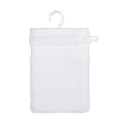 Pack 2 unidades Luva-Toalha Branca 15x21cm
