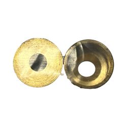 Pacote 2 unidades. Suporte de barra extensível para guarda-roupa 12 latão Edm