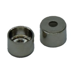 Pacote 2 unidades. Suporte de barra extensível para guarda-roupa 12 Níquel Edm