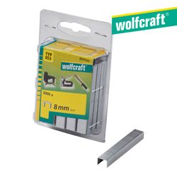 Pack 3000 Grapas De Lomo Ancho 8 Mm. 7017000 Wolfcraft