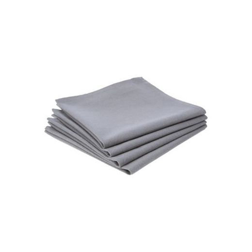 Pack 4 Serviettes en Coton Gris