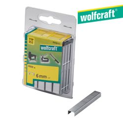 Pack 4000 Grapas De Lomo Ancho 6 Mm. 7016000 Wolfcraft