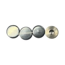 Emballez 4 unités. Garniture en laiton filetée lisse 14 Nickel Edm