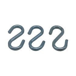 Pacote de 4 unidades. Gancho Forma S 40 Zincado Edm