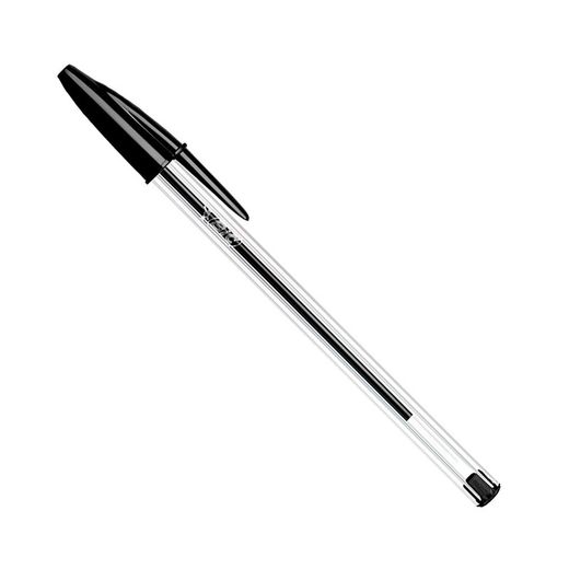 Pacote de 50 Unidades Caneta Esferográfica Bic Cristal Preta.