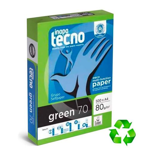 Embale 500 Folhas Dina4 Papel Multifuncional Reciclado 80g Para Impressora
