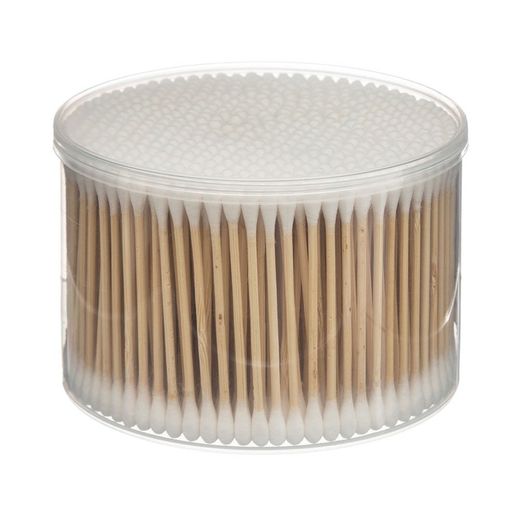 Pacote de 500 cotonetes de bambu