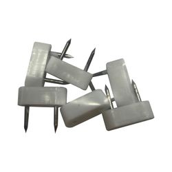 Pacote com 6 unidades. Guarda-roupa Stop 2 Pontos 7x18 Branco Edm