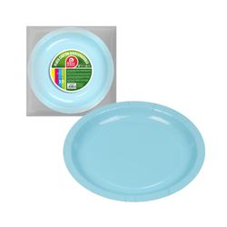Pack Con 10unid. Platos Cartón Azules Baby 20cm Best Products Green