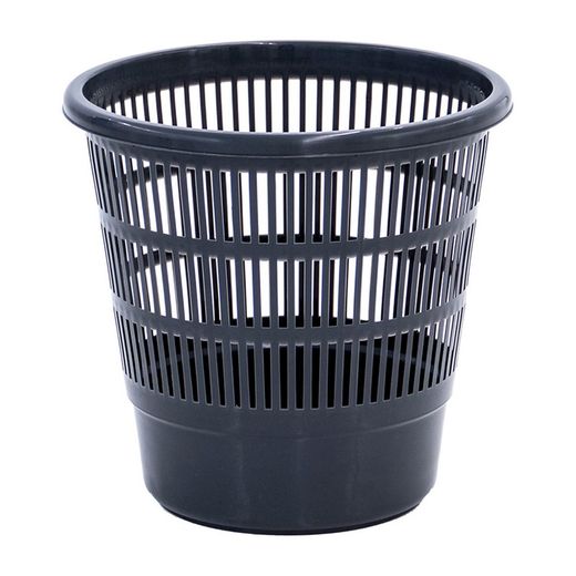 Poubelle 16l Grille Noire