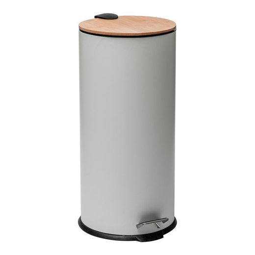 Poubelle de Cuisine Bambou Blanc Collection 'Baltik'