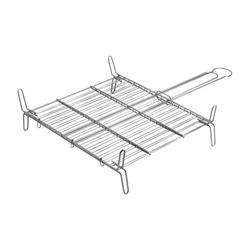 Parrilla doble 35x35cm edm