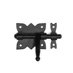 Alfinete rústico preto de 40mm