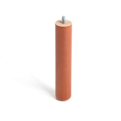 Perna cilíndrica em madeira de faia na cor cereja Mod.434. Dimensões Ø5x25cm Rei