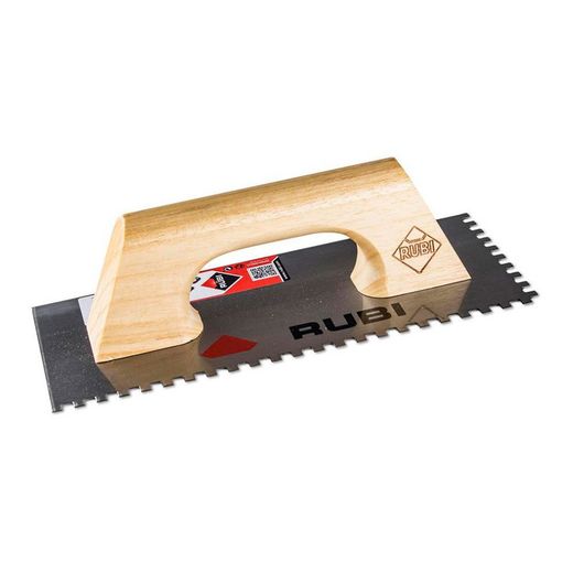 Peigne en acier 28cm. (6x6) Manche en Bois Fermé 65982 Rubi
