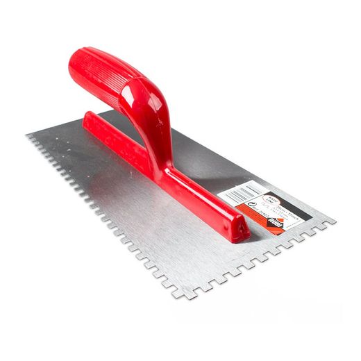 Peigne en acier 28cm. (6x6) Poignée en plastique ouverte 25903 Rubi
