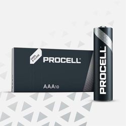 Pila alkalina lr03 duracell procell (retractil 10 unid.)