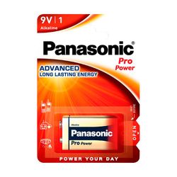 Panasonic bateria alcalina propower 9v 6lr61 (blister 1 bateria)