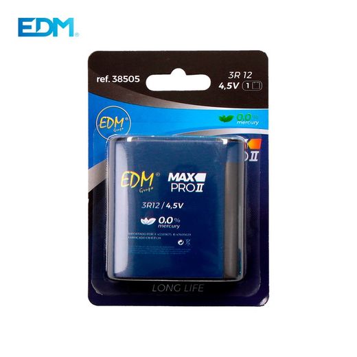 Bateria de bolsa R12 4,5v edm (1 unidade de bolha)