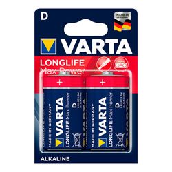 Batterie varta longue durée max power lr20 d pack 2 uni