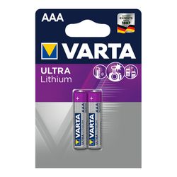Pila varta ultra lithium lr03 aaa pack 2uni