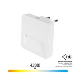 Luz do dia quadrada conduzida do piloto 0.5w 5lm 4000k da noite com viseira 6.5x4.5x6.5cm Edm