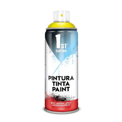 Tinta Spray 1ª Edição 520cc / 300ml Amarelo Limão Fosco Ref 642