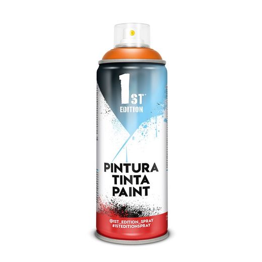 Tinta Spray 1ª Edição 520cc / 300ml Mate Danger Laranja Ref 645