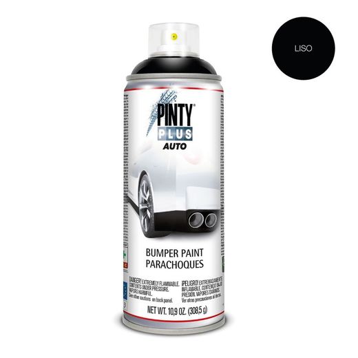 Peinture en aérosol Pintyplus Auto 520cc pare-chocs lisse noir Bl104