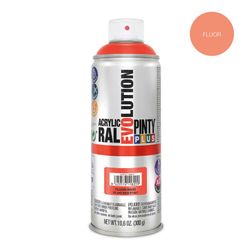 Tinta Spray Pintyplus Evolution 520cc Fluor.Vermelho F107