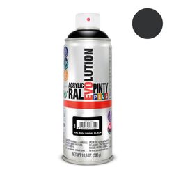 Tinta Spray Pintyplus Evolution 520cc Ral 9004 Preto Sinais
