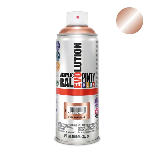 Peinture en aérosol Pintyplus Evolution 520cc Or Rose P157