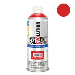 Pintyplus Evolution Peinture en aérosol à base d'eau 520 cc RAL 3020 Rouge signalisation