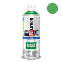 Tinta spray à base de água Pintyplus Evolution 520cc Ral 6018 Verde Amarelado