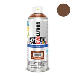 Pintyplus Evolution Peinture en aérosol à base d'eau 520 cc Ral 8011 Marron noyer