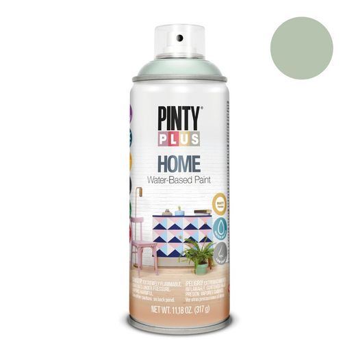 Peinture en aérosol Pintyplus Home 520cc Vert Vintage Hm415