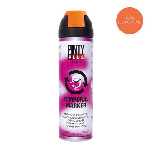 Marcador de eventos de tinta spray Pintyplus Tech 650 Cc laranja T143